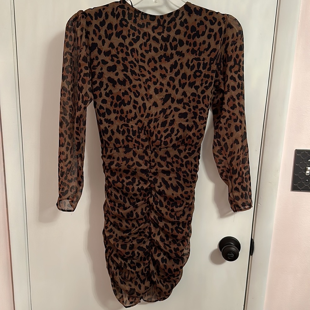 NWOT Zara leopard print dress - Picture 6 of 7